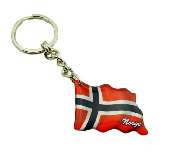 Nøkkelring, flagg, Norge 