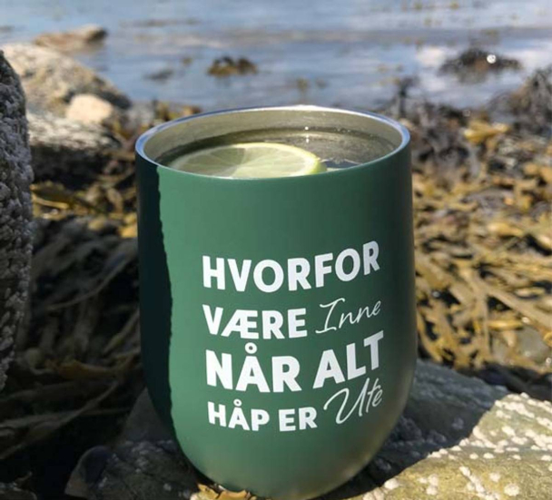 Termokopp grønn, hvorfor være inne når alt håp er ute  - Image 1