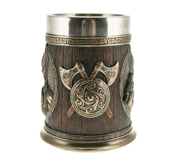 Vikingkrus med vikinger og økser  - Image 2