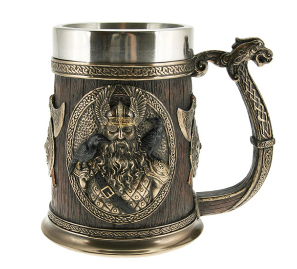 Vikingkrus med vikinger og økser  - Image 1