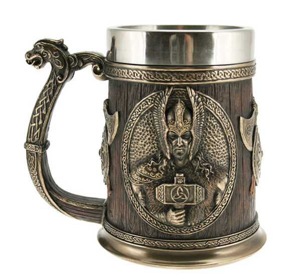 Vikingkrus med vikinger og økser  - Image 3