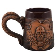 Krus 0,7L, håndlaget keramikk, Viking 