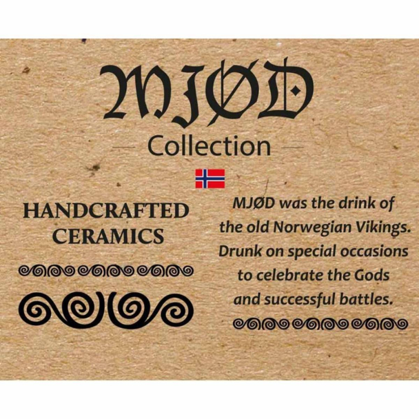 Krus 0,7L, håndlaget keramikk, Viking  - Image 3