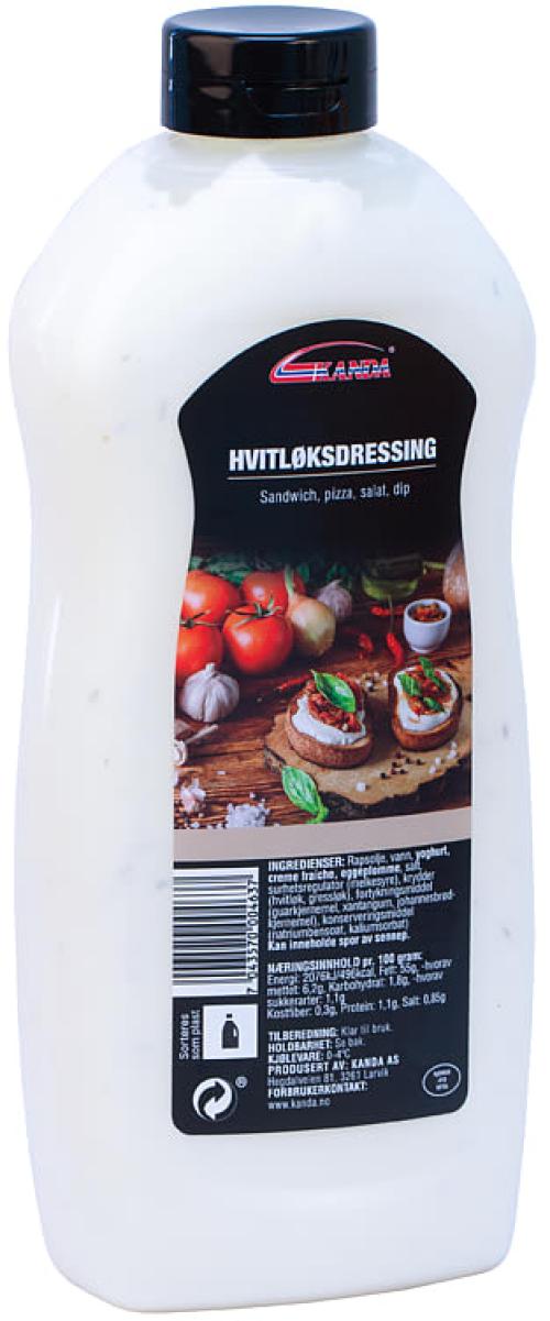 Hvitløksdressing 900ml Kanda