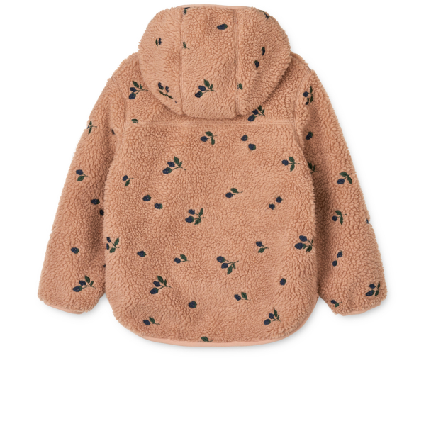 Mara Pile Jacket - Berry/Pale Tuscany/Embroidery - Image 2