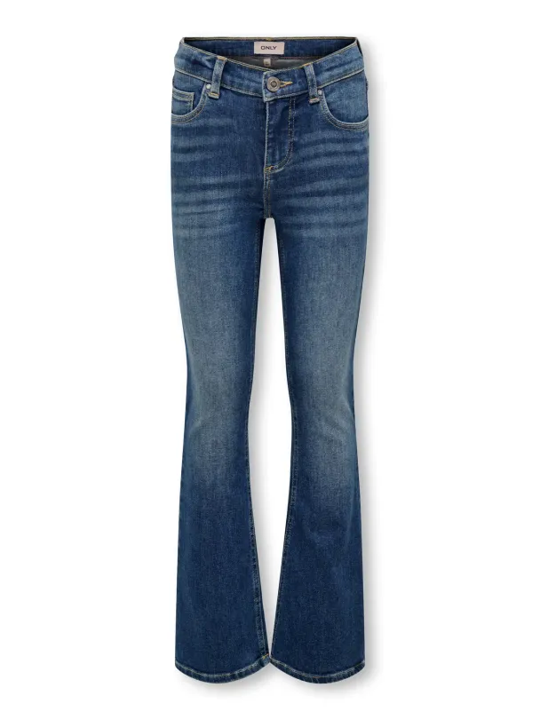 KOGblush Flared Jeans Medium Blå - Image 3