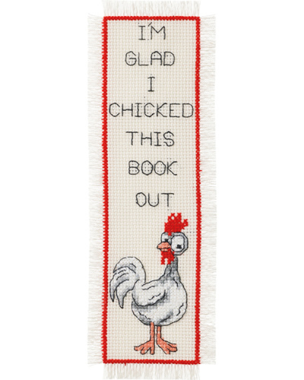 Permin Bokmerke- I`m glad i Chicked
