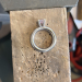 Klosterfoss Vintage - Sølv ring m. rosa zirkonia 925