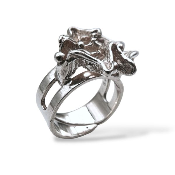 Klosterfoss Vintage - Sølv ring organisk 925