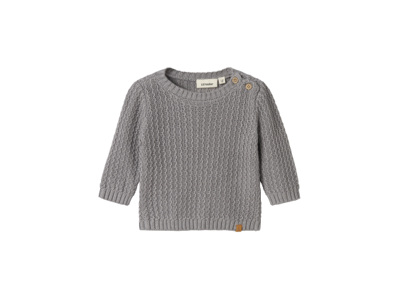 Kanto Knit Sweater, Ultimate Grey - Lil' Atelier