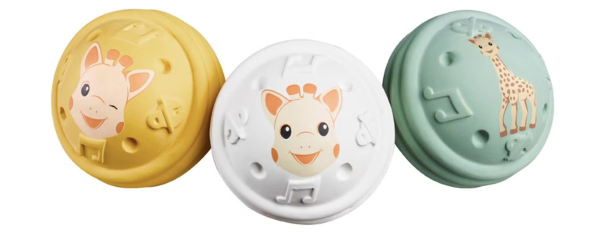 Baller i naturgummi, 3 stk - Image 1