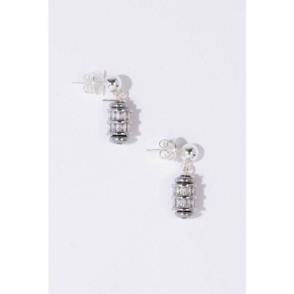 TINY GEMINI EARRINGS