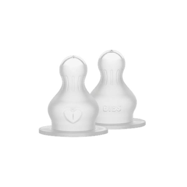 BIBS | Bottle Nipple Silicone 2-pk - Slow Flow