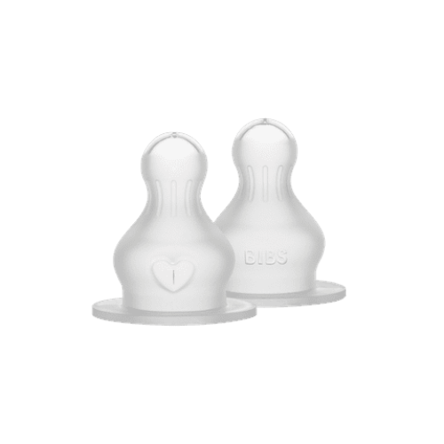 BIBS | Bottle Nipple Silicone 2-pk - Medium Flow