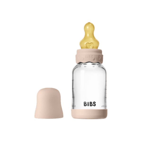 Glass Boheme Baby Bottle Latex 120 ml  - Blush - Image 1