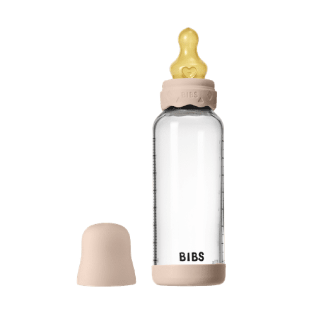 Glass Boheme Baby Bottle Latex 240 ml  - Blush - Image 1