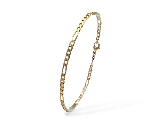 Klosterfoss Vintage - Armbånd, figaro 585, 3,2mm