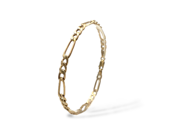 Klosterfoss Vintage - Armbånd figaro 4,4mm 375