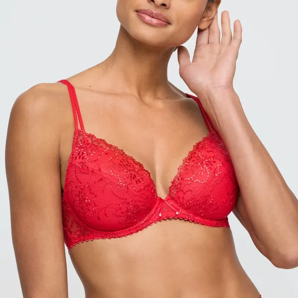 Jane, push up bra, Thrue red