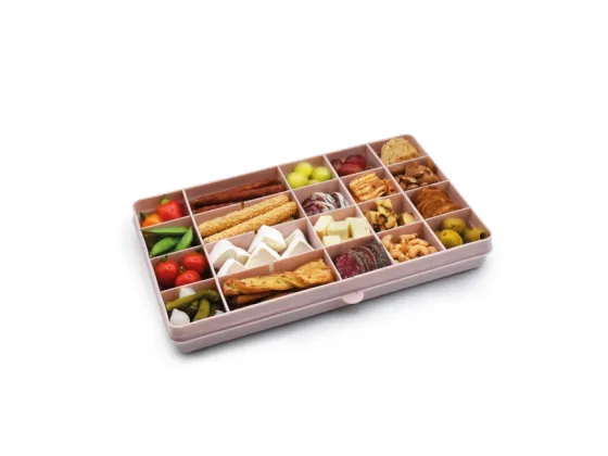 Snackle box - opptil 24 rom rosa