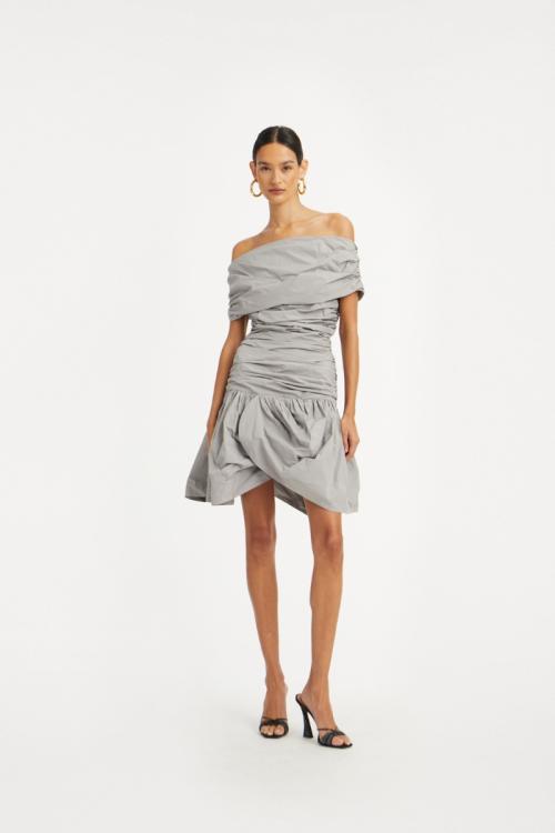 Off Shoulder Mini Dress - Alloy 