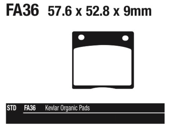Bremsekloss FAO36
