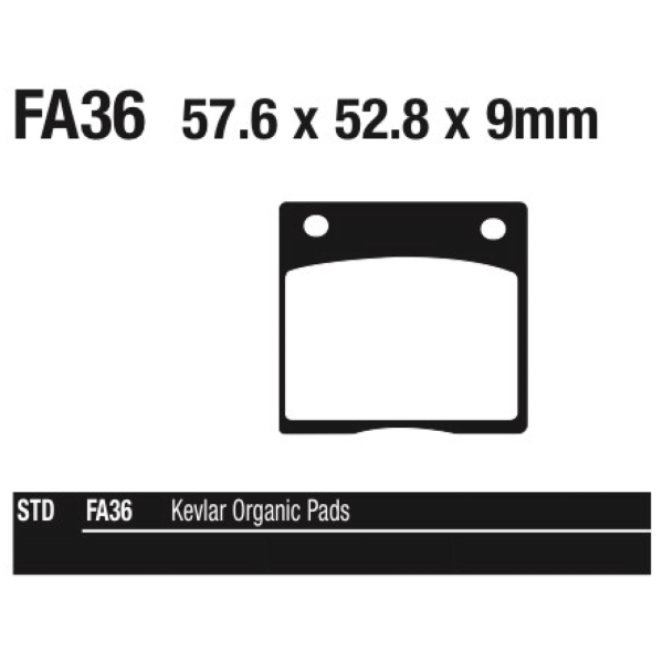 Bremsekloss FAO36