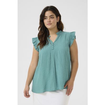 Kaffe Curve Lyana kortermet bluse