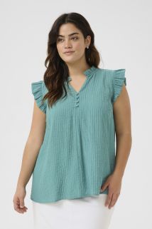 Kaffe Curve Lyana kortermet bluse