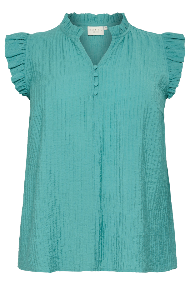 Kaffe Curve Lyana kortermet bluse - Image 6