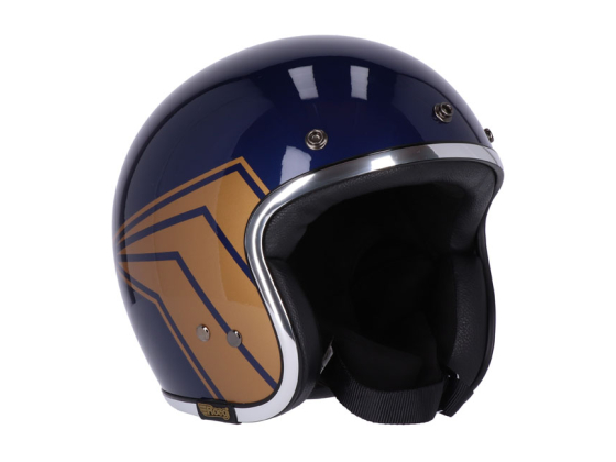 13 1/2  blue halv hjelm