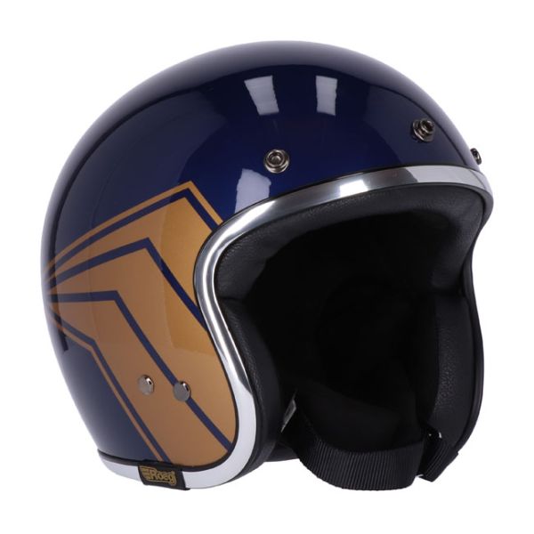 13 1/2  blue halv hjelm