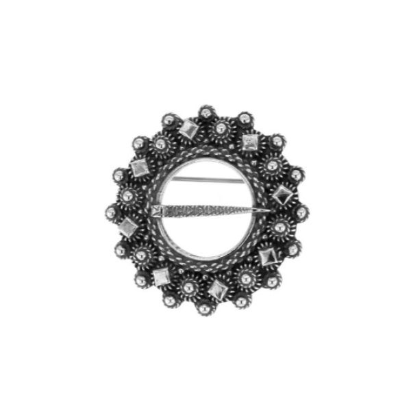Stor halsring med krusar 4cm