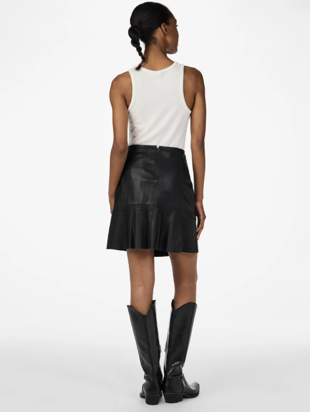 Colly Leather Skirt - Image 2