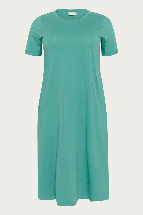 Kaffe Curve Caline kjole i bomullsjersey - Image 5