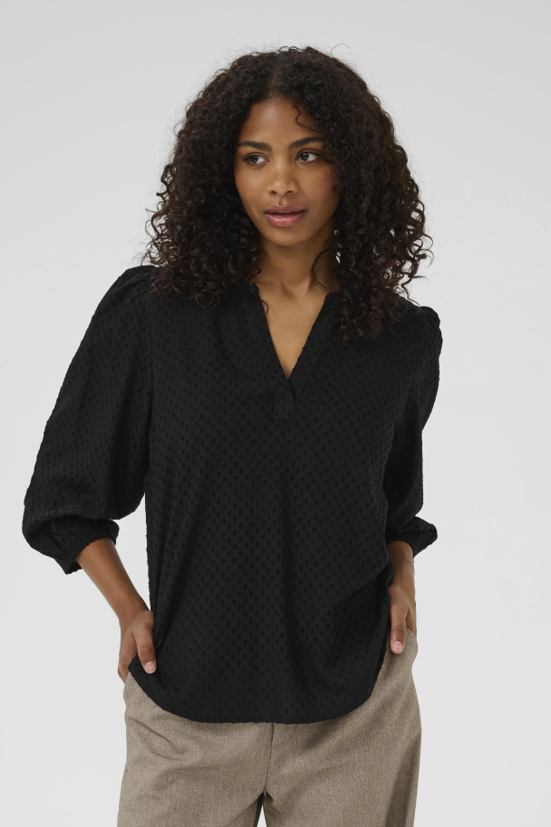 KAannika Bluse Svart - Image 1