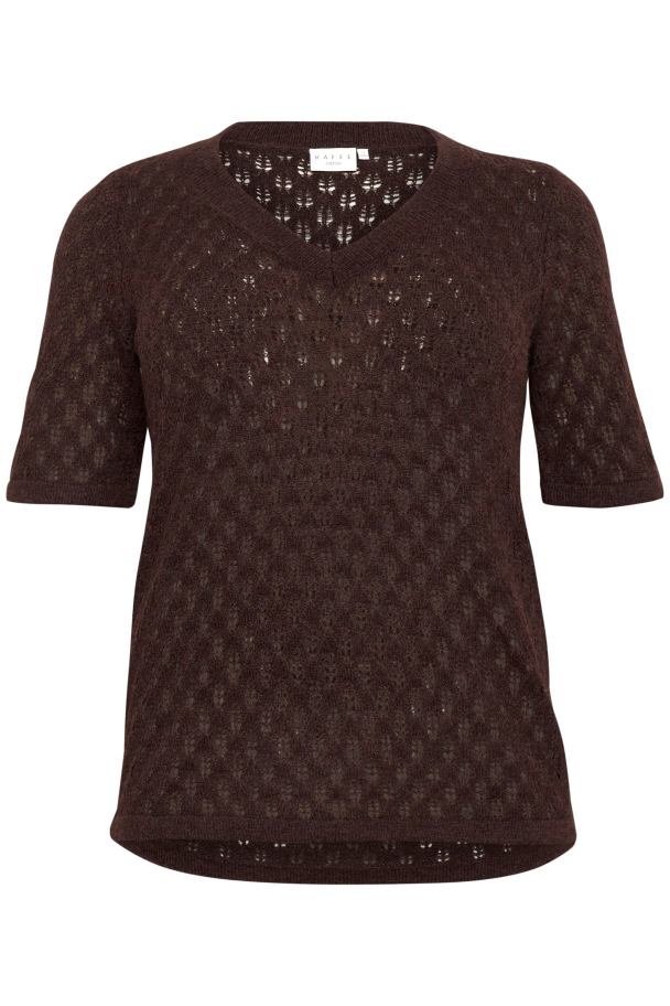 Kaffe Curve Loura kortermet strikkegenser - Image 6