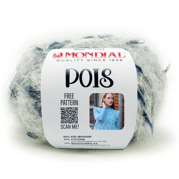 POIS 796 Panna/Blu (Hvit/mørk blå)