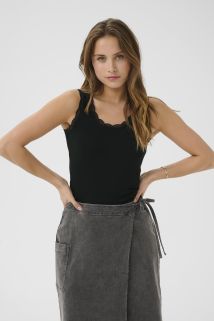 KAomi Singlet Svart