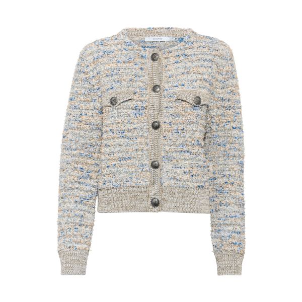 Cannie Cardigan - Blue White Mix