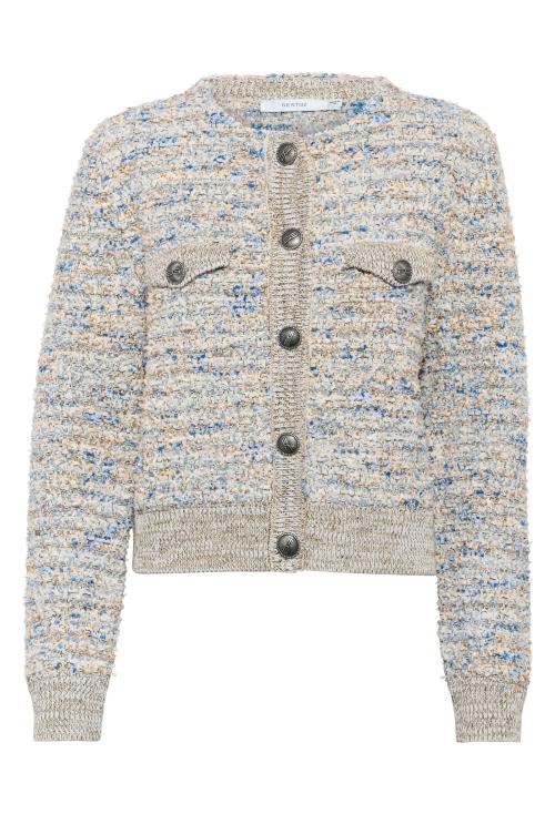 Cannie Cardigan - Blue White Mix