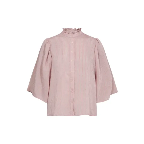Viola Ss Shirt Pale Pink            |                    Viola Ss Shirt Pale Pink fra Co´Couture