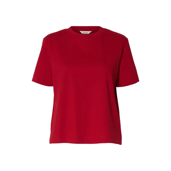 Essential Boxy Tee Red