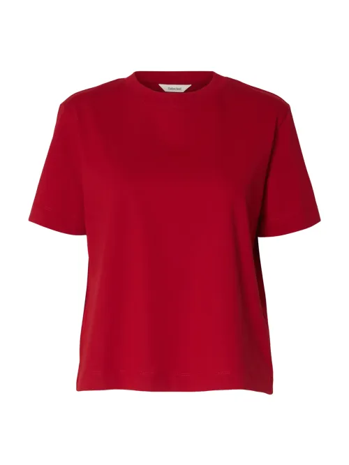 Essential Boxy Tee Red