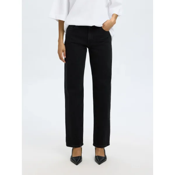 Straight Bea-Kori Jeans Blk
