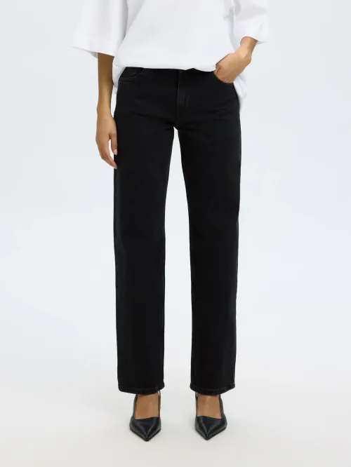 Straight Bea-Kori Jeans Blk