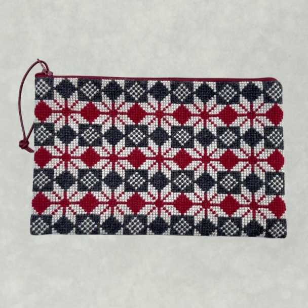 Baldyre materialpakke Clutch- Stella rød