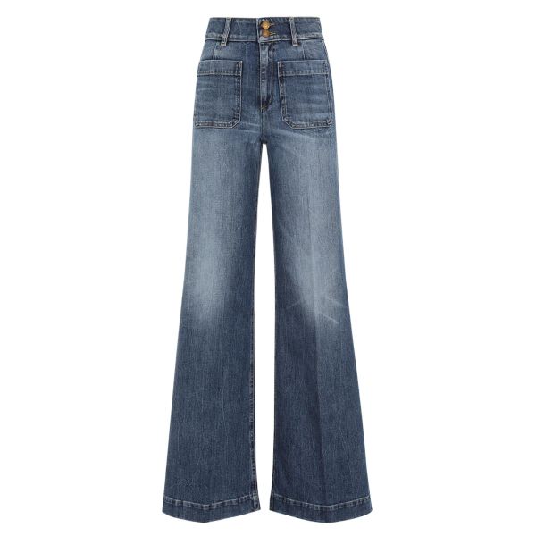 JANE JEANS MID BLUE