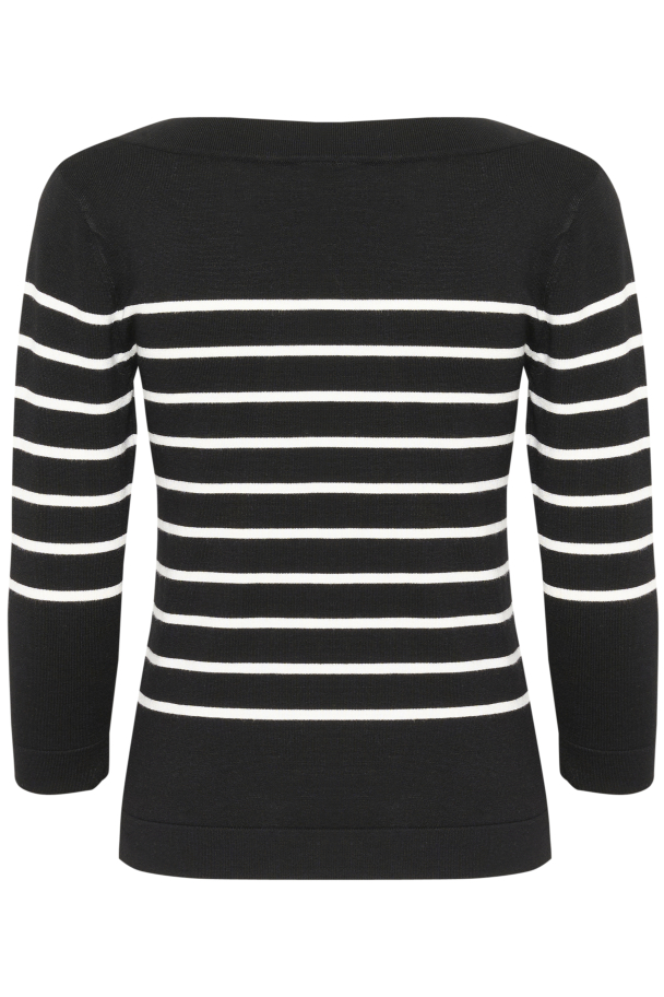 KAlizza Båthals Genser Svart/Chalk - Image 2