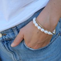 Armband Ferskvannsperler 3046-0126